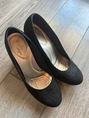 Dexflex Comfort- Black Women's Pumps wedge